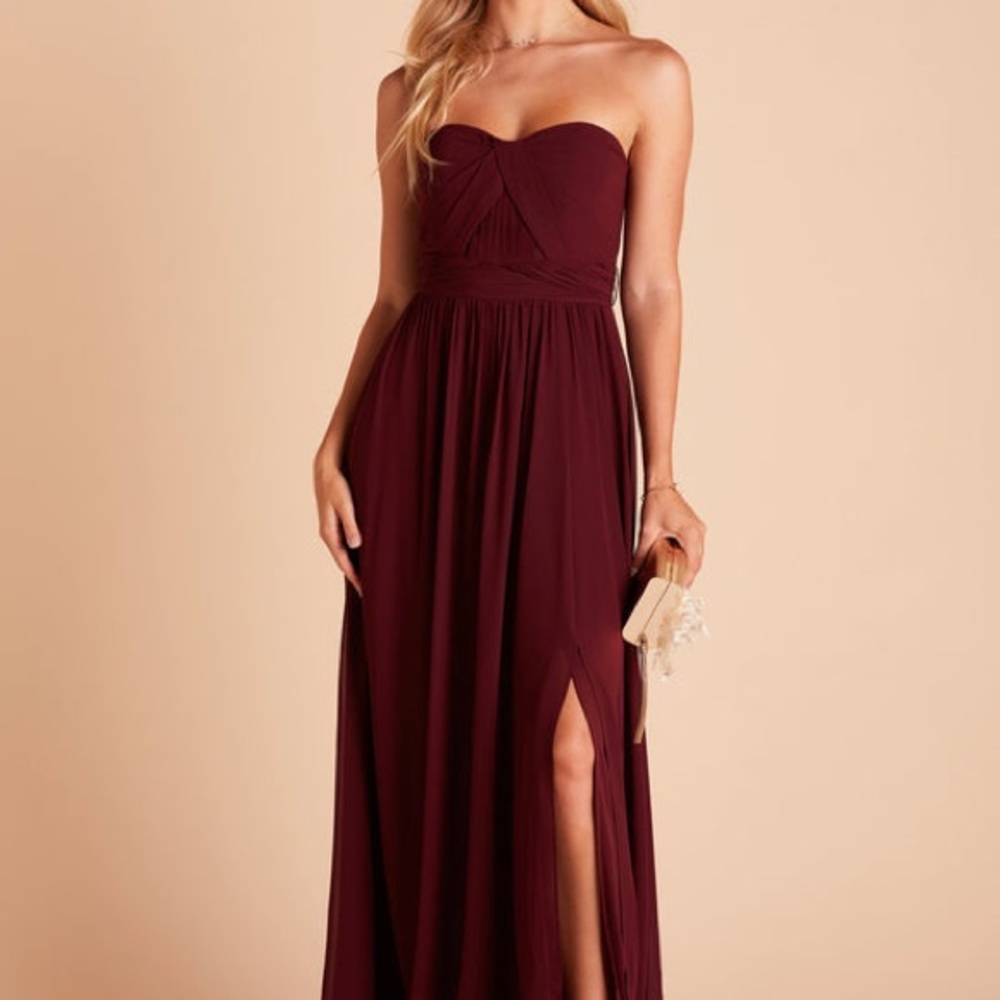 Birdy Grey Bridesmaids GRACE CONVERTIBLE DRES
CHIFFON CABERNET size small